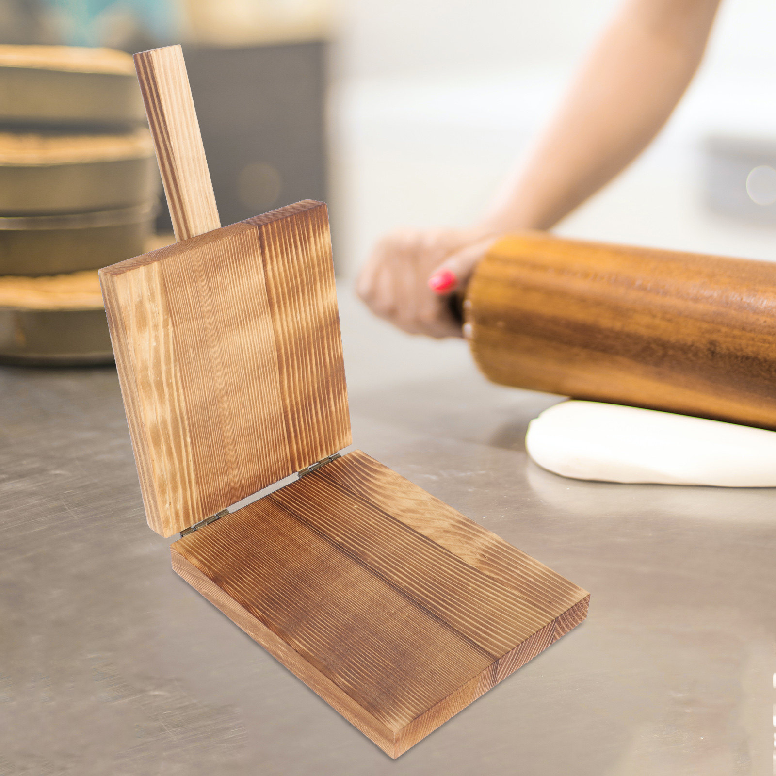 Dumpling Press Set - 1 ensemble d'outils en bois pour