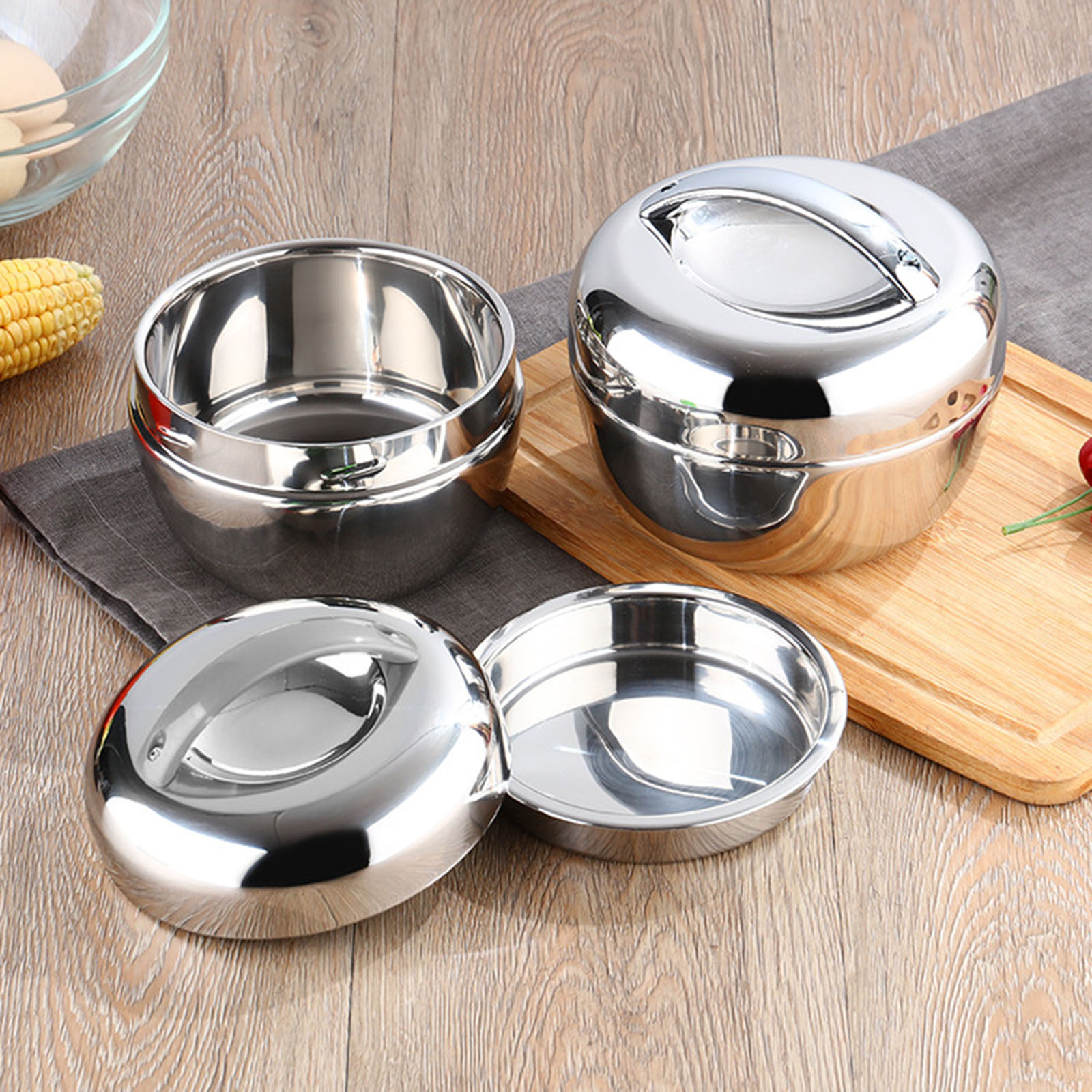 Dim Sum Basket - Bouteille thermos isolée en acier inoxydable