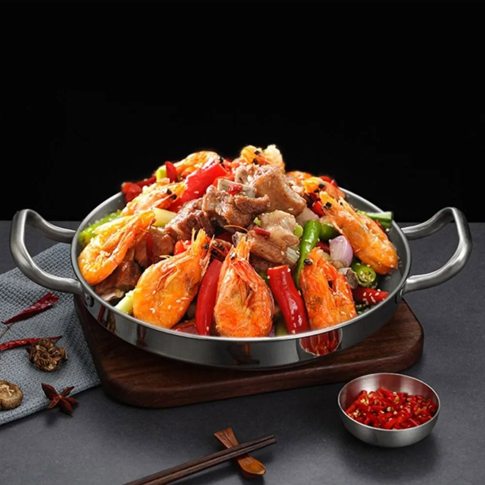 Pot de fruits de mer en acier  - Dim Sum Basket avis et prix