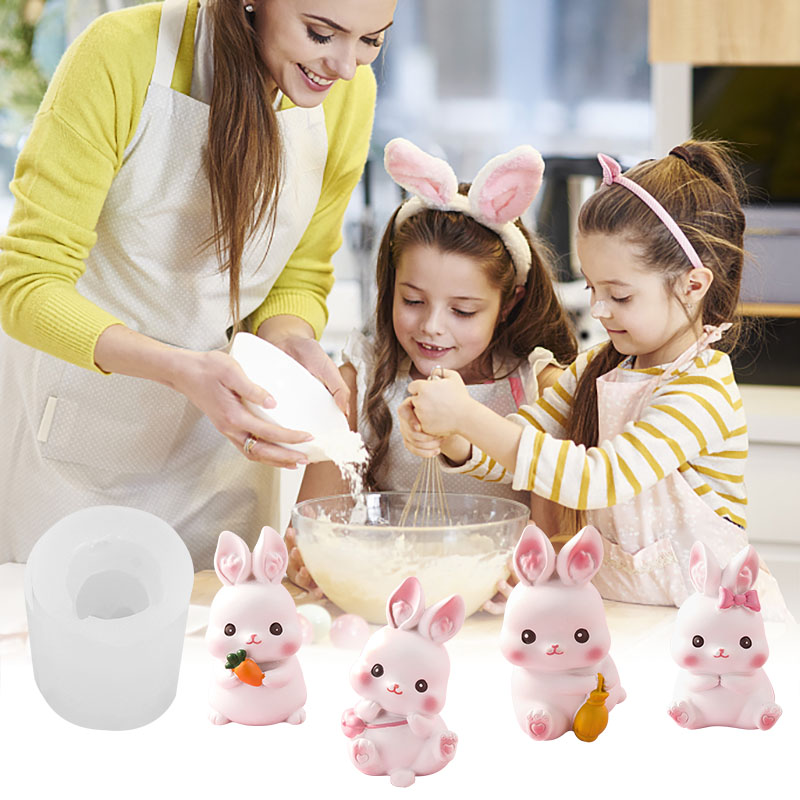 Moule 3D en Silicone lapin de  - Bunny Cake Mold avis et prix